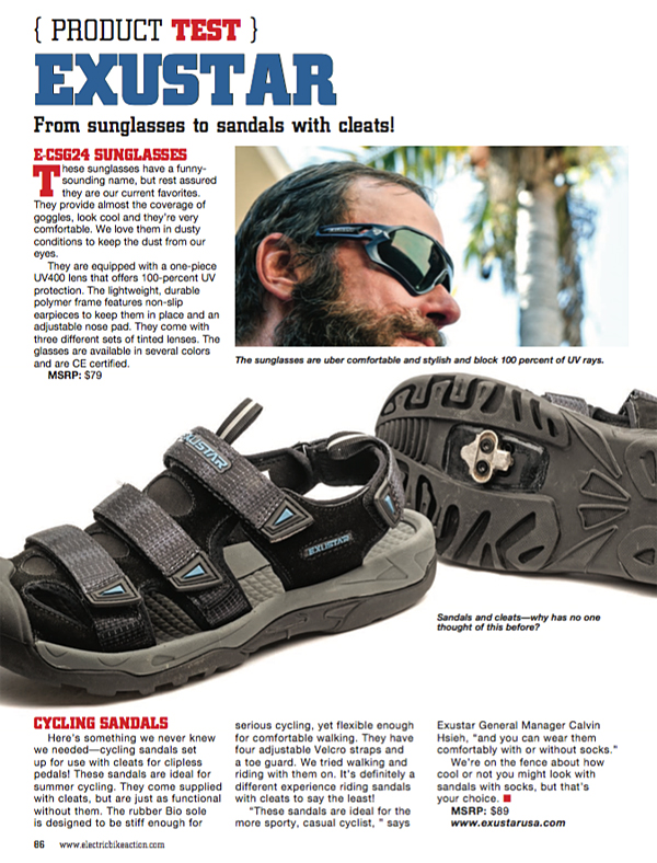 Exustar store cycling sandals